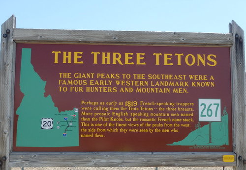 GDMBR: How the name Tetons came about (French Trappers).